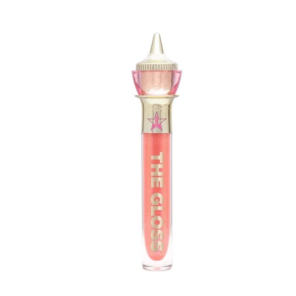 Wet Peach New in Box Jeffree Star The Gloss Pink Sparkle Lipgloss Peachy Shimmer - Picture 2 of 3